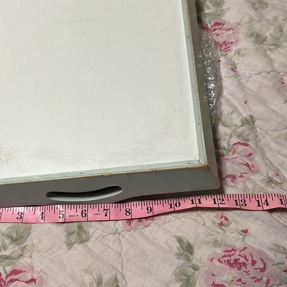 Gorgeous, Vintage Wooden “Antique Blue” Bedroom Tray. - Picture 9 of 9